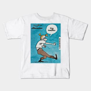 Illustration of angry mom Kids T-Shirt